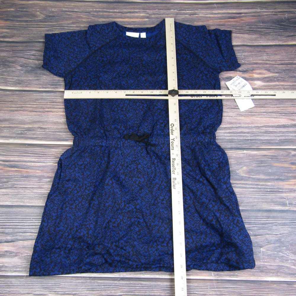 Zella NEW NWT Large Blue Twilight Black Drawstring Waist Fleece Sweatshirt - Picture 5 of 8